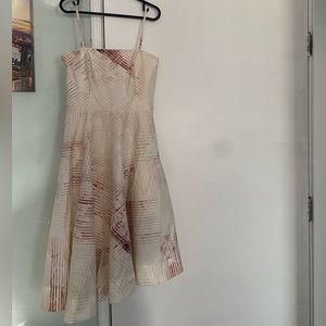 ❤️❤️ WHBM White House Black Market Dress with Removable Straps n Silicone Lining